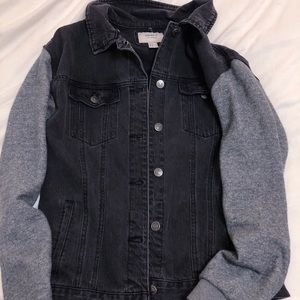 Black jean jacket